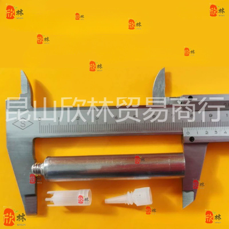 Алюминиевая трубка для зубной пасты, мягкая трубка для дозирования клея, краски, пустая алюминиевая трубка, дозирующая трубка, металлическая трубка, алюминиевая трубка для зубной пасты