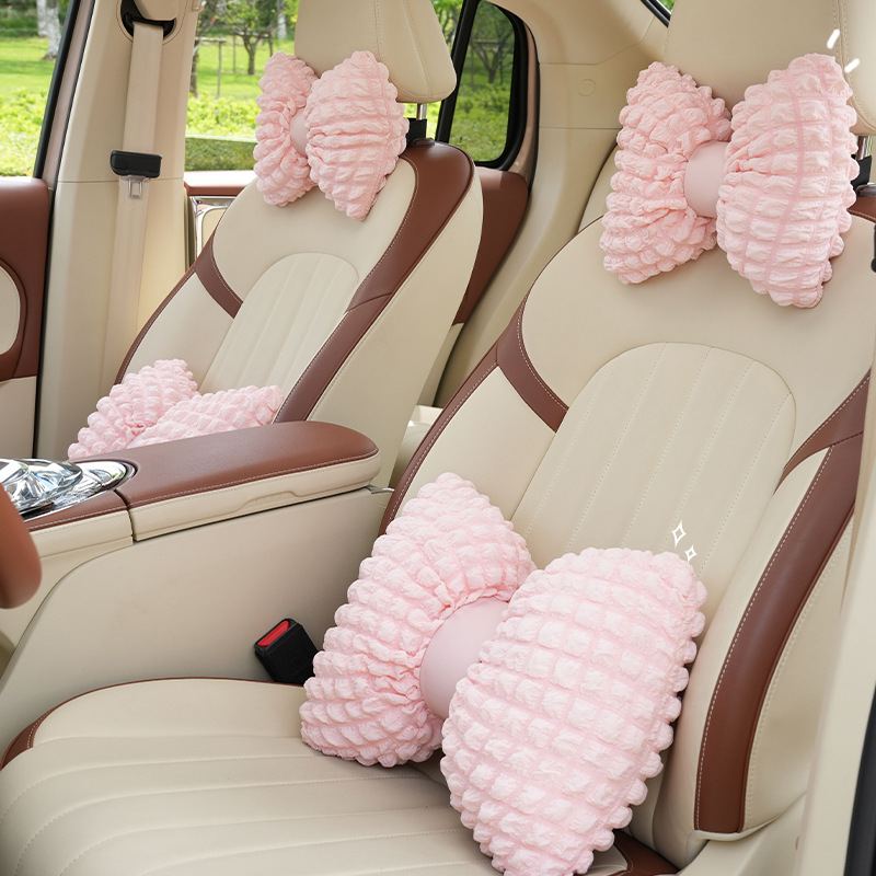 Car waist back cute Internet celebrity four seasons car car cushion…