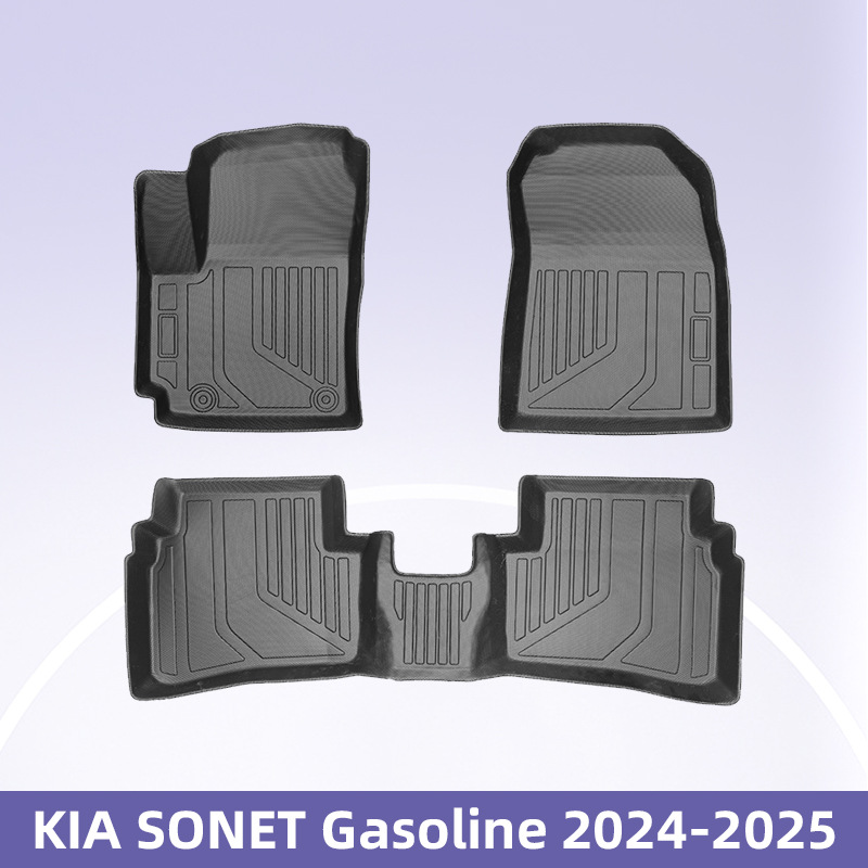 Aplicable a KIA SONET2024 - 2025 combustible 3D todo el tiempo material TPE almohadilla de pie almohadilla del maletero