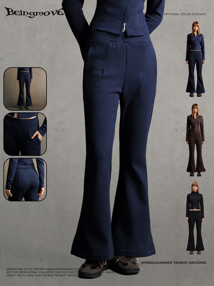 Calle secada| 2025 otoño Amazon transfronterizo Lulu viento delgado pantalones de yoga pantalones de mujer image 4