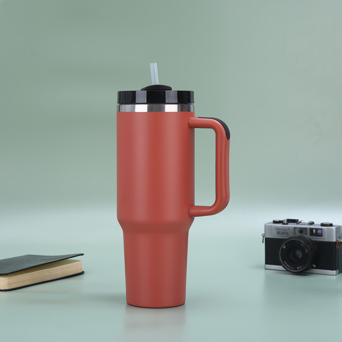 Casual Retro Solid Color 201 Stainless Steel 304 Stainless Steel Thermos Cup 1 Piece display picture 10