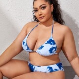 Раздельный купальник, 22 года, большой размер, европейский стиль