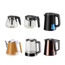 茶吧机配件水壶泡茶茶壶长嘴壶高硼硅蓝光玻璃烧水壶养生壶彩钢壶