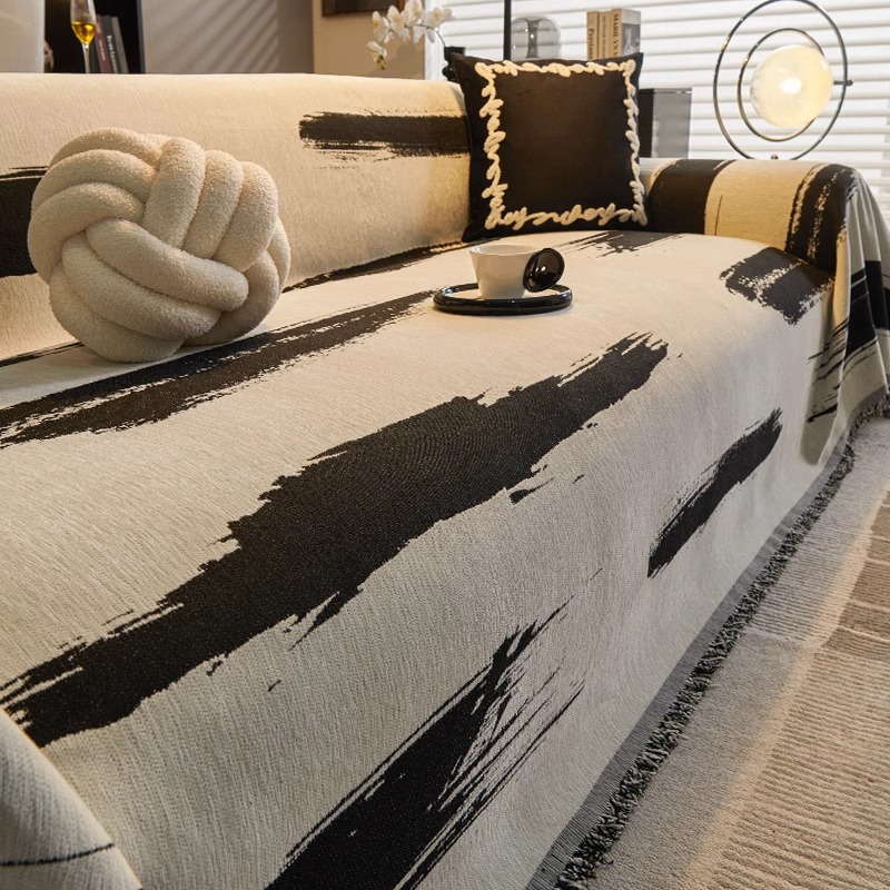 Cuatro estaciones de toallas de sofá general de Chenille 2025 nuevo lujo ligero de alto nivel sensación recta cojín antideslizante cubierta