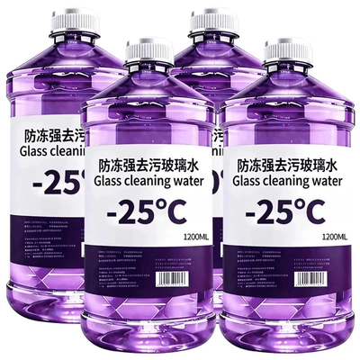 rainproof cleaning and maintenance, winter antifreeze | Glass agent - 1-bottle-1l-trial-size-25-degreesantifreeze-purple-glass-cleaner