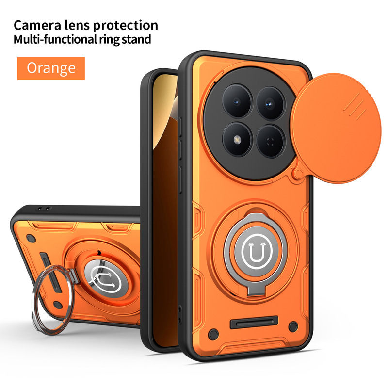 Suitable for Redmi Note 17 Pro, Aito Phone Case, Poco F9 Pro Sliding Window, Redmi 17 Magnetic Stand Protection