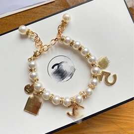 香奶奶双C香水瓶5号配件改款珍珠手链礼盒包装 超级好看送礼必备