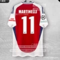 24-25 arsenal home star no. 11 + champions league armband + hp