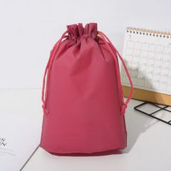 pe color matte matte drawstring pocket underwear socks packaging bag clothing plastic storage bag bag wholesale