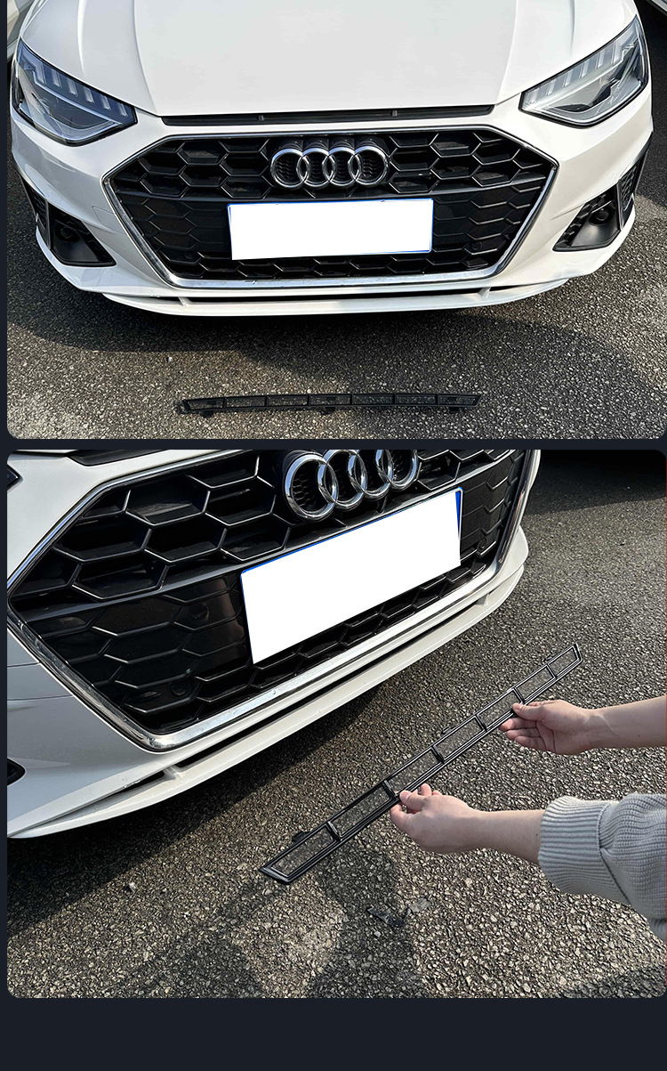 Audi A4L anti-insect net for front bumper grille, radiator grille, and radiator to prevent mosquito and fly debris