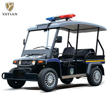 造型彪悍美觀的四輪電動巡邏車 社區擺渡車electric patrol car