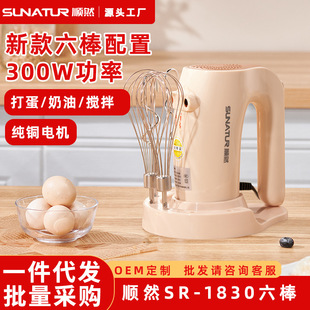 Shunran Egg Beater Household Handheld Electric Automatic Baking Cream Cake Mixer Egg Egg White Beater