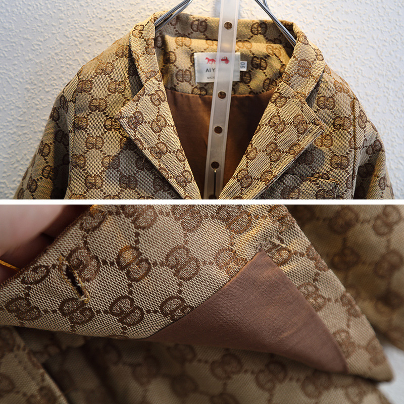 6126 Traje de otoño para niños 2022 Nuevo traje de dos piezas de traje de dos piezas de vestido atractivo para niños coreanos