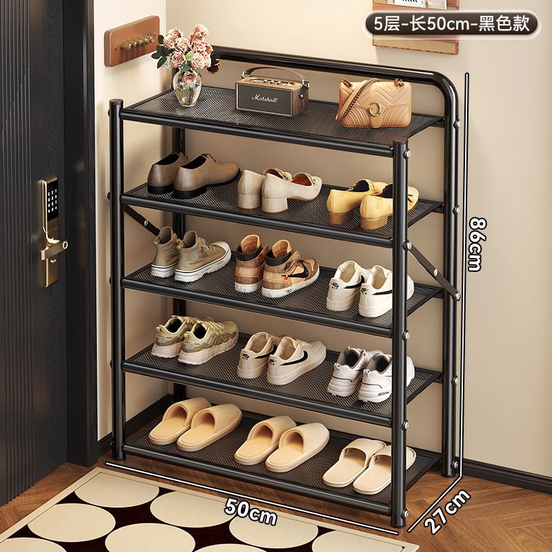 5겹 라이트 럭셔리 블랙 50cm 길이 접이식