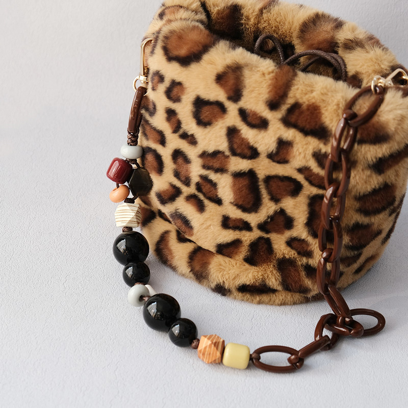 Catena di perline acriliche europee e americane, braccialetto di perline di legno alla moda, accessori, tracolla, cordino a tracolla, tracolla per borsa, catena per cellulare_voghion.com