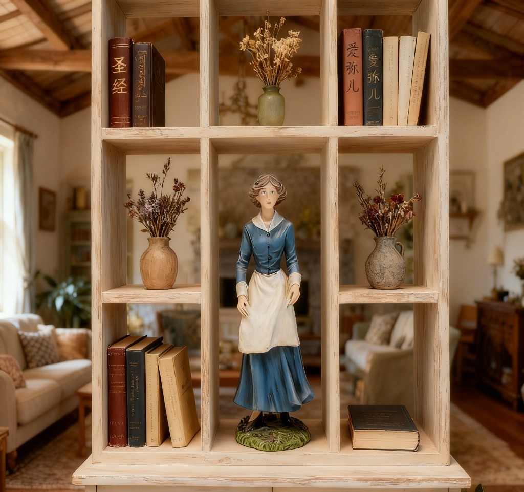 美式乡村冬季滑雪小孩摆件圣诞装饰品供应创意树脂家居礼品纪念品