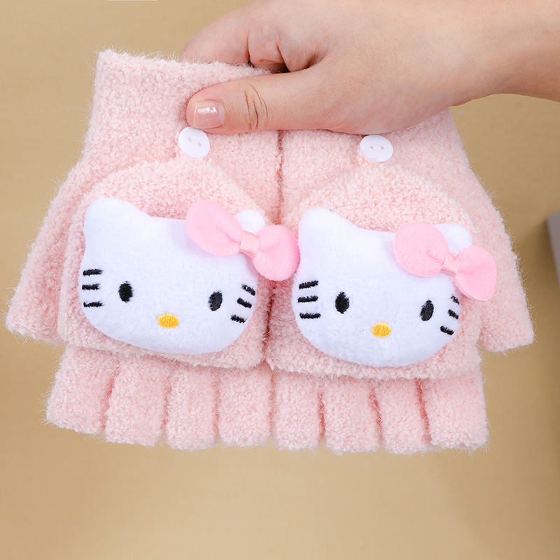 Pink kt cat (half finger flip)