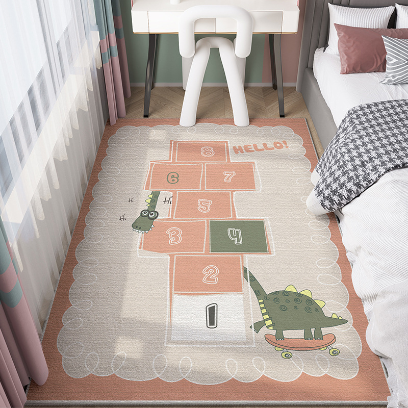 Hogar engrosado bucle de lana estera de escalada de bebé a prueba de frío gota-resistente plegable manta de noche habitación de los niños Juego educativo Manta