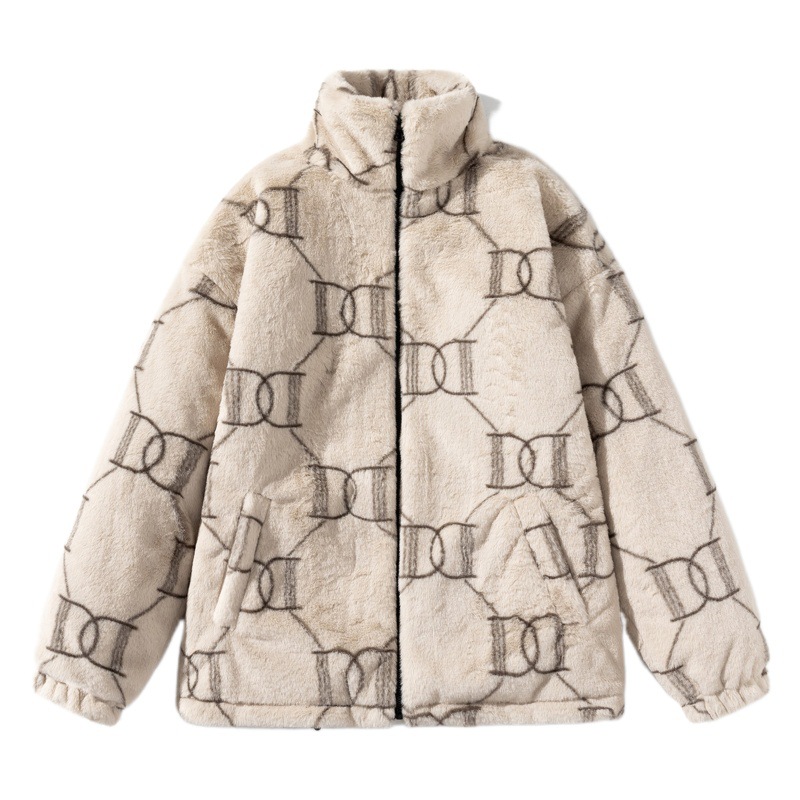 2021 nuevo invierno pareja de moda coreana abrigo de algodón acolchado felpa algodón y engrosamiento hombres y mujeres abrigo superior