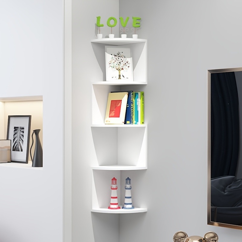Cross-border corner storage rack wall triangular wall-mounted…