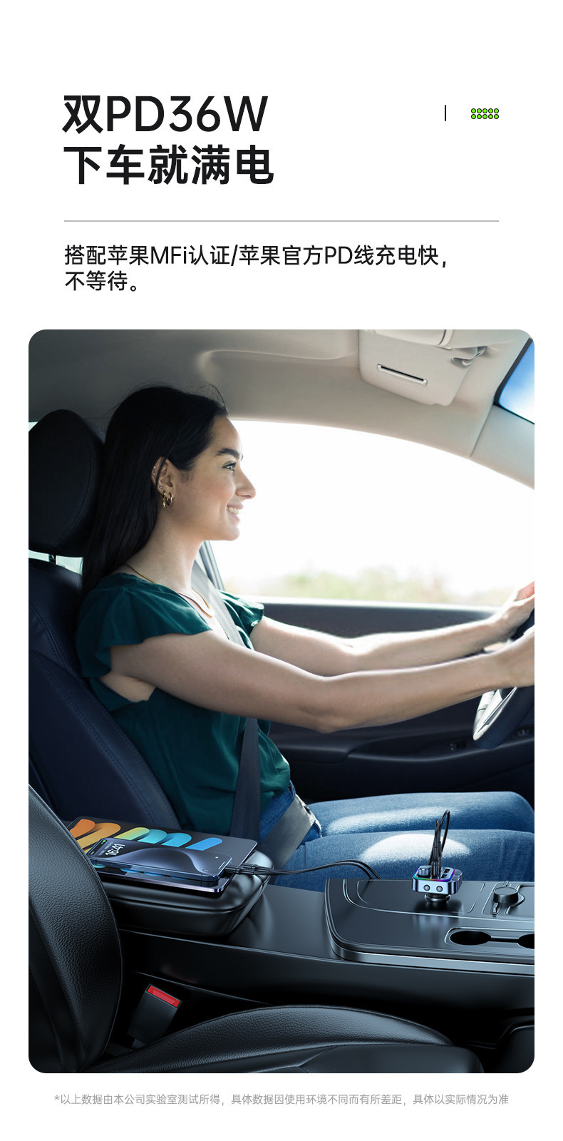 New T37 Car Mp3 Player with Dual Type-C Ports, Pd36W Fast Charging, Bluetooth Fm Transmitter, Car Mp3