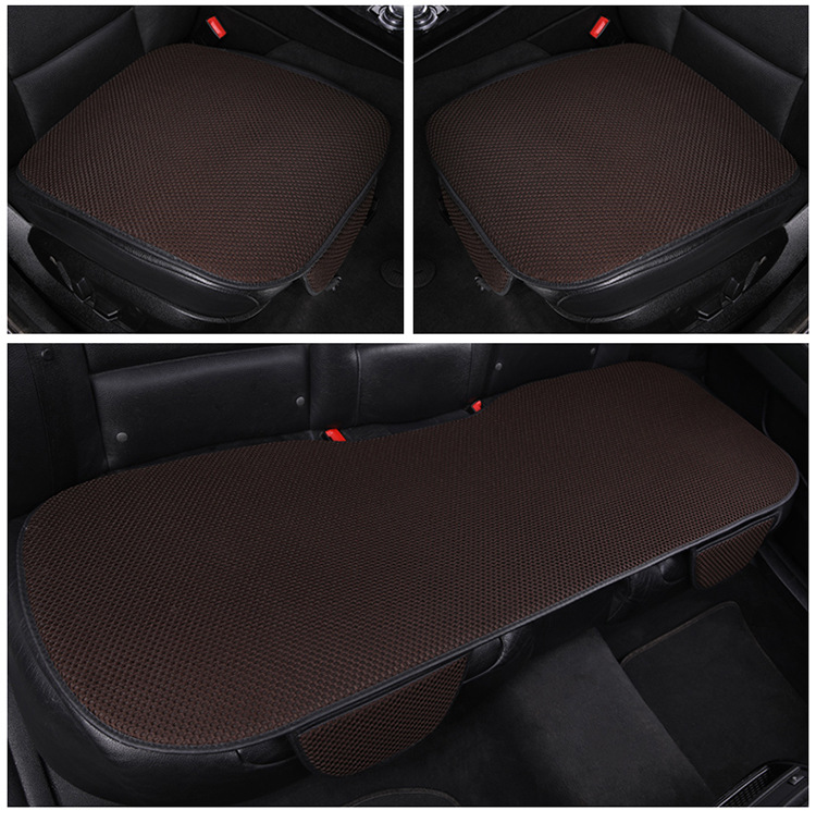 New Factory Direct Summer Car Seat Cushion Set, Ice Silk Three-Piece Seat Cushion Wholesale, Single Piece Without Backrest, Cooling Pad for Car