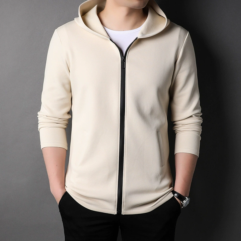 Новое поступление, мужская куртка, весенне-осенняя куртка с капюшоном, короткий топ, простая повседневная куртка, Мужская куртка