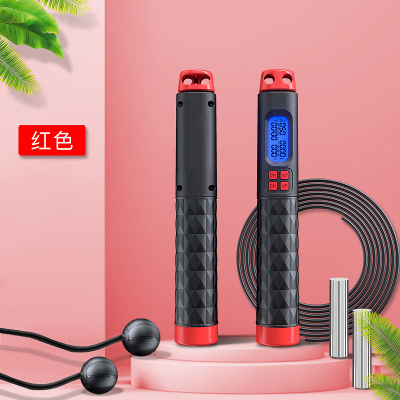 S08 inteligente contando cuerda de salto de peso inalámbrico ejercicio físico estudiante examen saltar cuerda Peilin acero alambre fabricante modelo privado