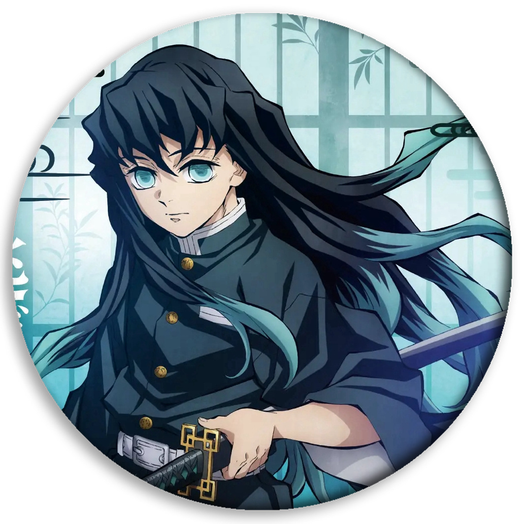 Ghost Blade insignia anime periférico carbón Zhilang usted frijoles mi esposa Shan Yi insignia barra redonda colgante