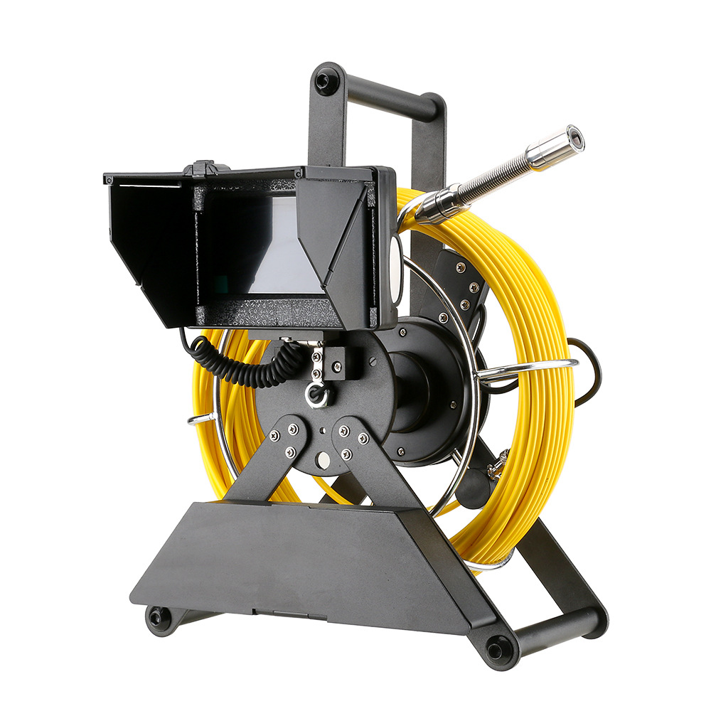 4.3寸22MM工业管道内窥镜管道摄像机检测系统20M 30M 50M