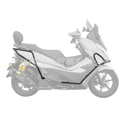 Suitable for Haojue Uhr150 Crash Bars, Bumper Bars, Anti-Fall Bars, Modified Front and Rear Body Anti-Fall Bar Accessories (Motorcycle frame) - a-complete-set