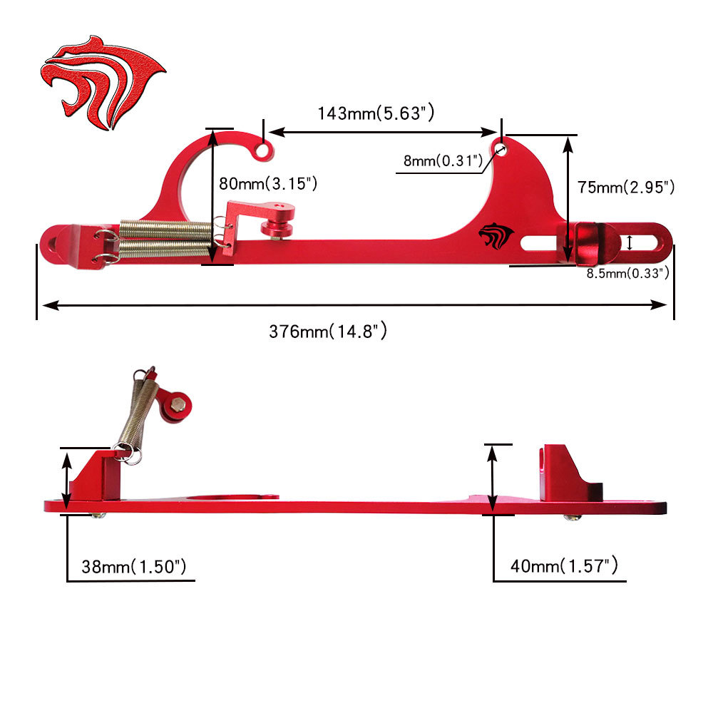 Throttle Base Cable Base Aluminum Alloy Throttle Bracket