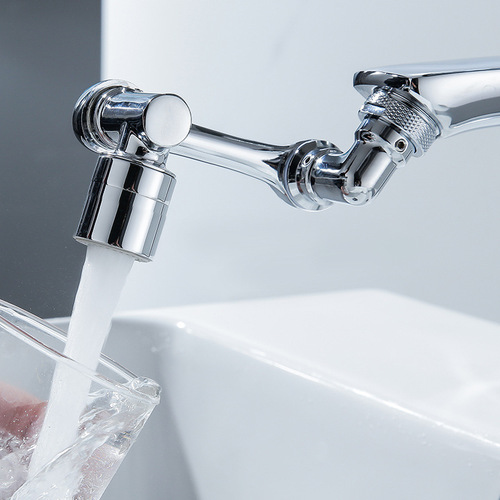 Mechanical arm faucet anti-splash head multi-functional universal faucet extender bathroom washbasin wash artifact