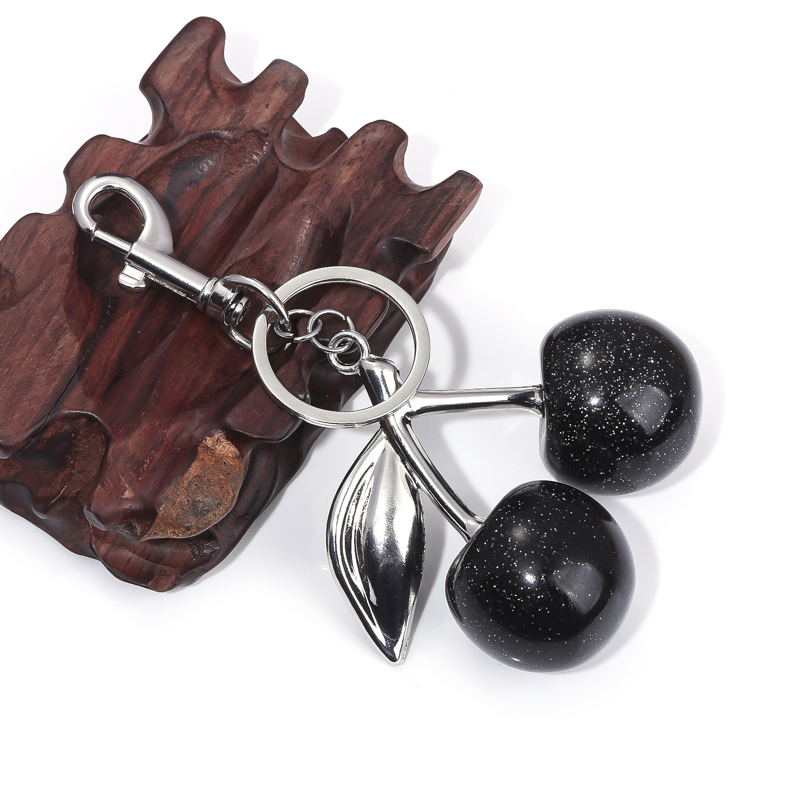 64g Weight Bag Pendant, Keychain Classification 1 Piece Quantity Holiday, Banquet, Travel Occasion Plastic, Resin Material Christmas Festival Cherry Pattern Fruit/Food, Plating Design Elegant, Hip-Hop, Simple Style Style 1 Piece Elegant Hip-Hop Simple Style Cherry Plastic Resin Fruit/Food Plating Christmas Bag Pendant Keychain 27