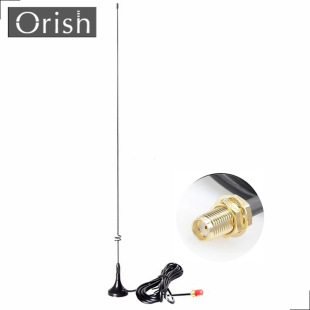 Car Walkie-talkie Magnetic Suction Cup Antenna UT108 RooF Magnetic Handheld Antenna SMA-F Female Gain Antenna