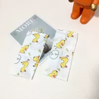 Новый летний ледяной шелк, милый детский мультяшный ледяной рукав, желтые утки, солнцезащитный крем для рук на открытом воздухе для мальчиков и девочек, родитель и ребенок