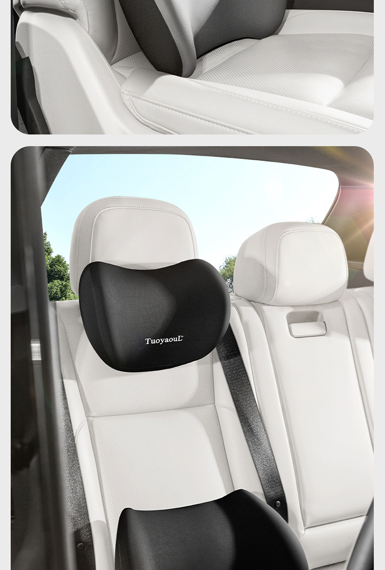 Car headrest waist support memory cotton comfortable support car neck pillow waist support waist cushion advanced suit wholesale