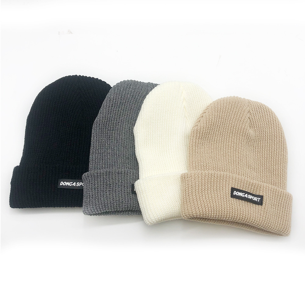 Wintermütze aus Schurwolle für Damen und Herren, Strickmütze, Thermo-Ohrenschutz, Pullovermütze_voghion.com