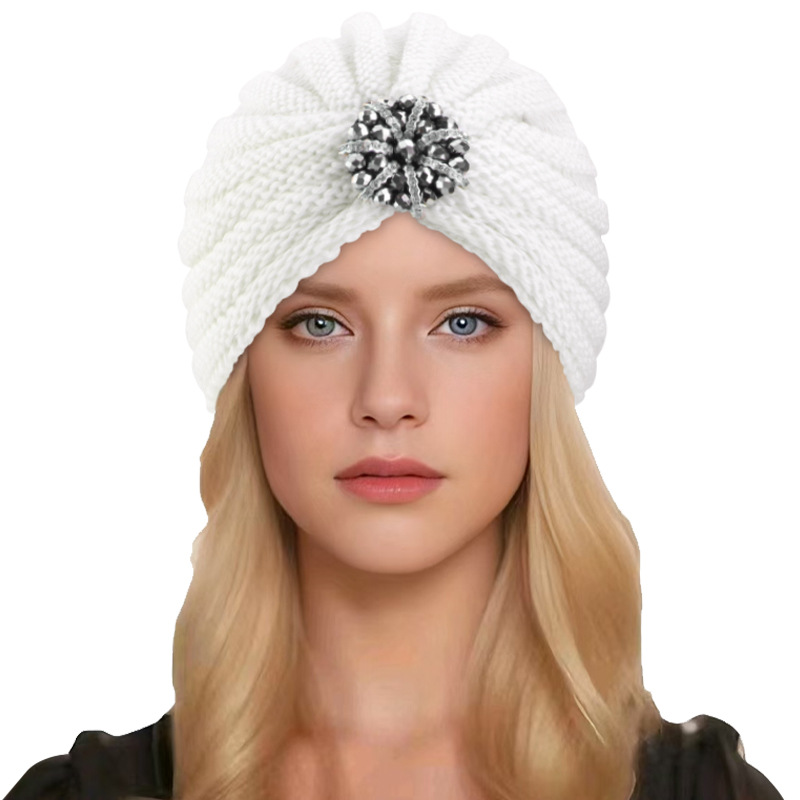 European and American popular ethnic wind woolen head scarf hats…