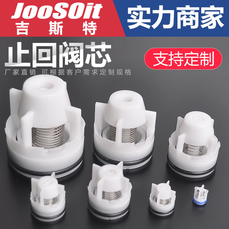 止回阀芯水管单向阀止逆阀水管阀16弹簧内塞式4分6分止回阀阀芯A