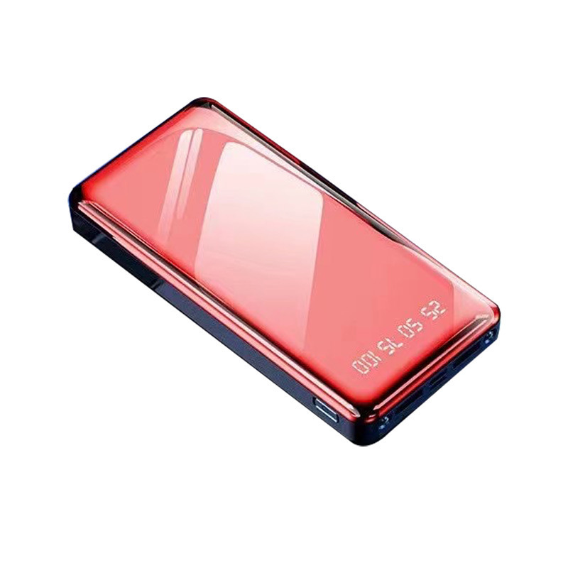 Pantalla digital de salida compartida de tres líneas al aire libre de 20000 mAh fuente de alimentación móvil de gran capacidad de carga de teléfono móvil portátil