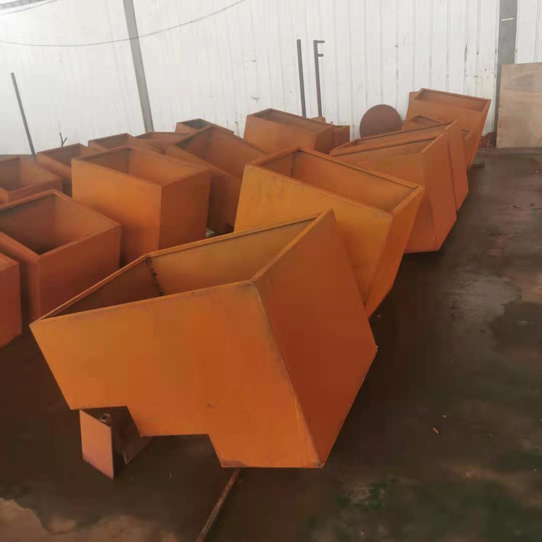 集装箱用SPA-H耐候钢板 激光切割耐候板灯箱 红锈板景观幕墙