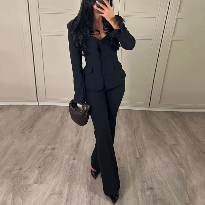 Elegant Trousers Back View