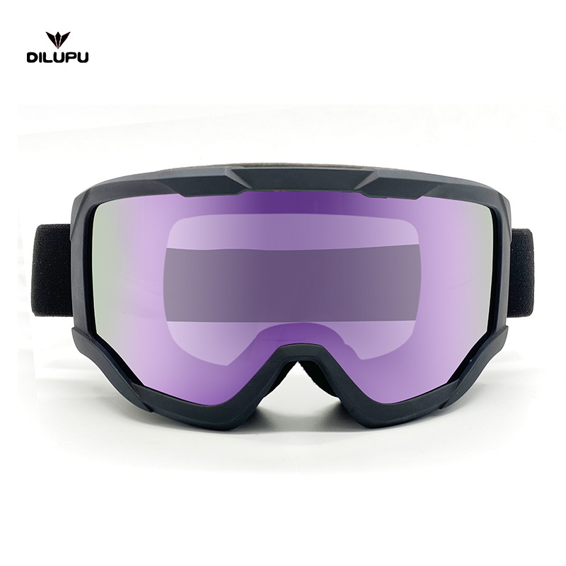 Cylindrical skiing wind dust double-layer anti fog goggles, men's and women's outdoor hiking goggles_voghion.com