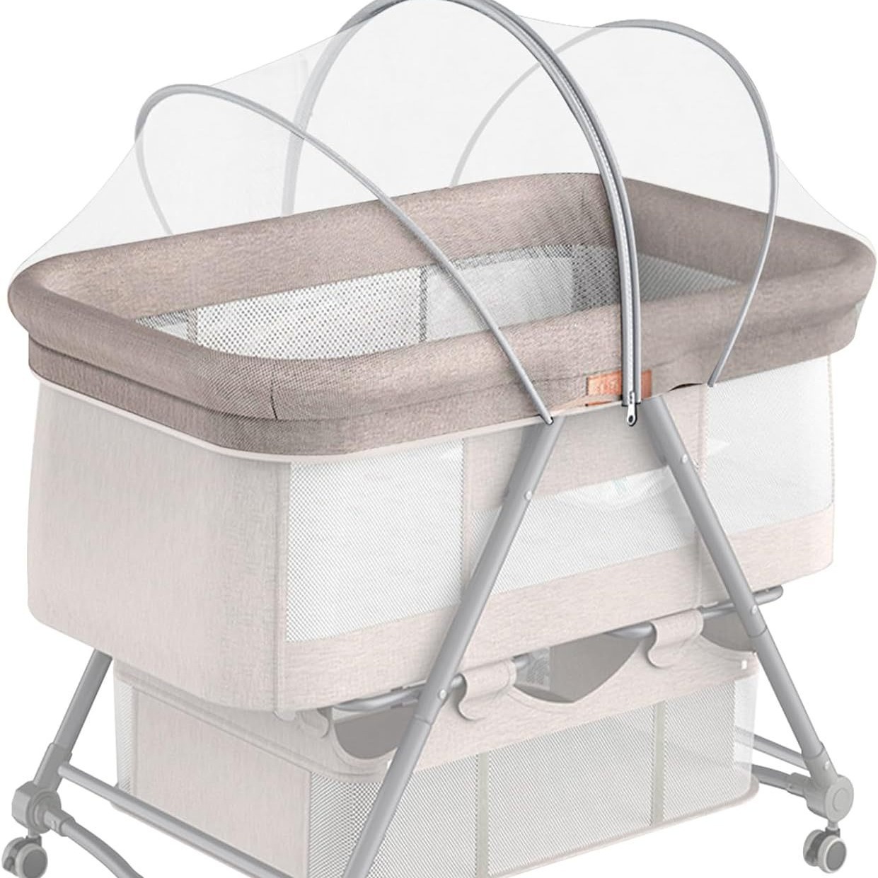 Cama de bebé mosquiteros cubierta completa cuna mosquiteros cubierta para dormir recién nacidos malla especial mosquiteros plegables