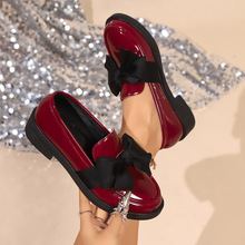 Ӣ���LСƤЬ2025�����¿�ٴ�ƽ��ŮЬ��ɫ�����YЬһ�_�Ř���Ь