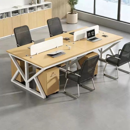 Wholesale Multi-Person Staff Office Desks and Chairs, Partitioned Computer Desk and Chair Sets, Conference Tables, Office Furniture