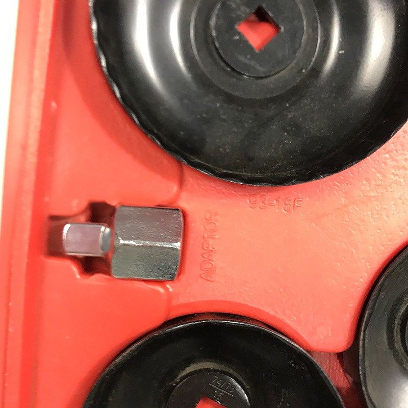 Venta al por mayor elemento de filtro de aceite del coche llave de filtro de la máquina herramienta de protección de gas filtro 14 piezas llave de filtro de máquina de tapa ordinaria