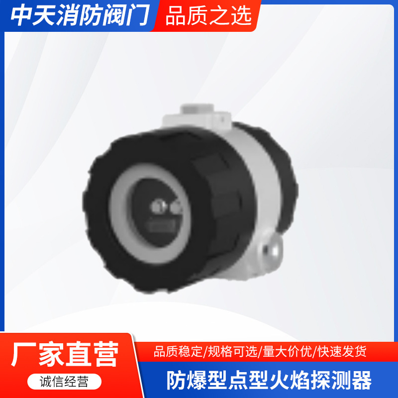 新款防爆型点型火焰探测器 带温控凌骏安防器材监控护罩摄像头