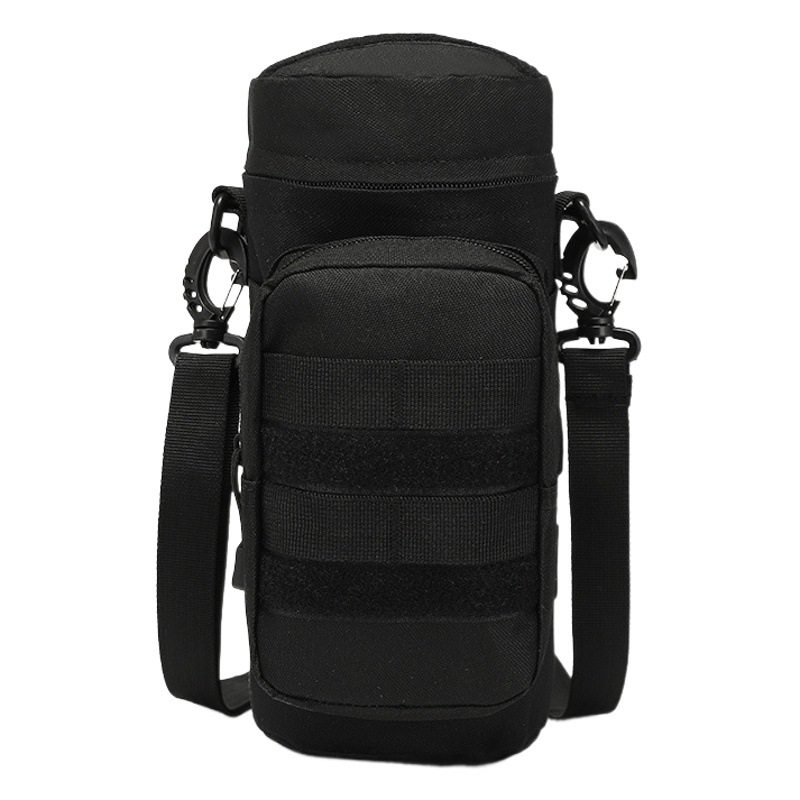 Bolsa para botella de agua para deportes al aire libre transfronteriza, tela Oxford, resistente al desgaste, bolsa colgante para botella de agua de ciclismo, bolsa táctica multifuncional al por mayor
